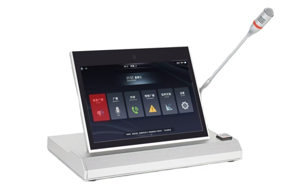 IP-6009 10寸屏对讲寻呼话筒