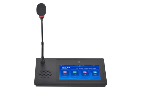 IP-6002 7寸屏对讲寻呼话筒
